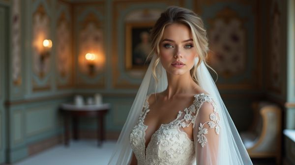 Choisissez une robe de mariage d'hiver pour un look chic et élégant