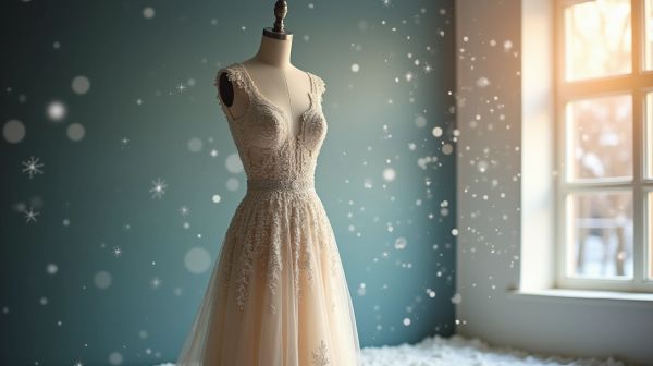 Choisissez une robe de mariage d'hiver pour un look chic et élégant