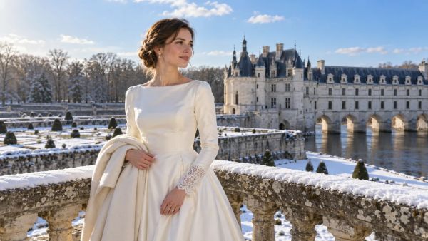 Top 5 robes de mariage hivernales pour un style raffiné